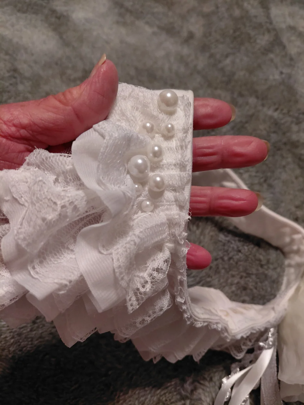 ELEGANT & UNIQUE Upcycled Jean Jabot